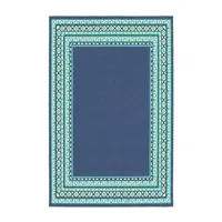 Covington Home Marquesas Border Indoor Outdoor Rectangular Accent Rug