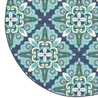 Covington Home Marquesas Medallion 7'10"X7'10" Indoor Outdoor Round Area Rug