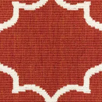 Covington Home Marquesas Scallop Trellis Indoor Outdoor Rectangular Accent Rug