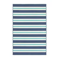 Covington Home Marquesas Striped Indoor Outdoor Rectangular Area Rug