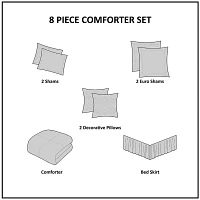 510 Design Josefina 8-pc. Midweight Embroidered Comforter Set