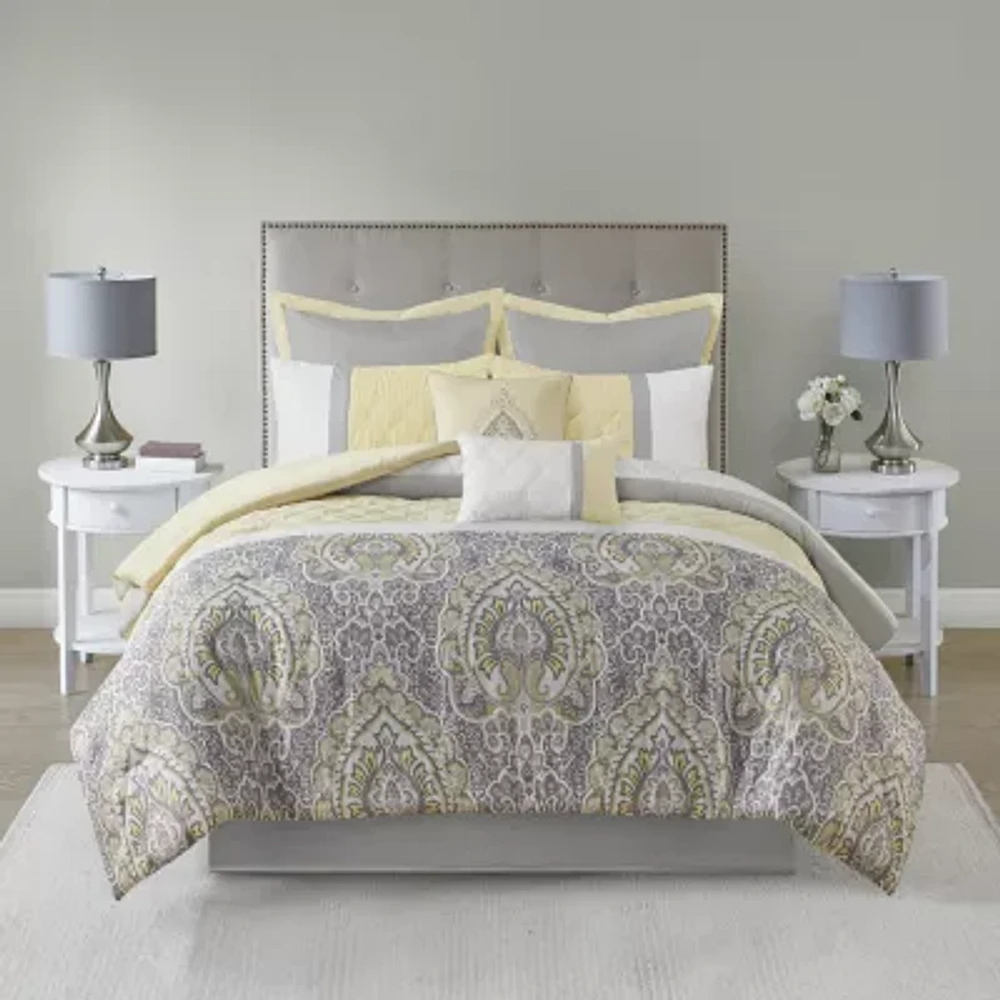 510 Design Josefina 8-pc. Midweight Embroidered Comforter Set