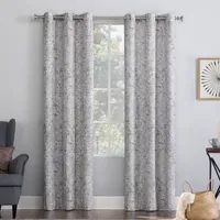 No 918 Kenji Energy Saving Sheer Grommet Top Single Curtain Panel