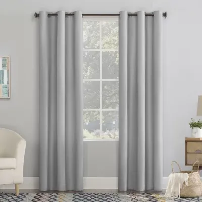 No 918 Lindstrom Energy Saving Light-Filtering Grommet Top Single Curtain Panel