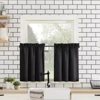 No 918 Martine 3-pc. Rod Pocket Kitchen Curtain Window Set