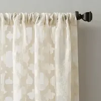 No 918 Yvette Sheer Rod Pocket Single Curtain Panel