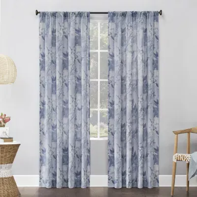 No 918 Hilary Sheer Rod Pocket Single Curtain Panel
