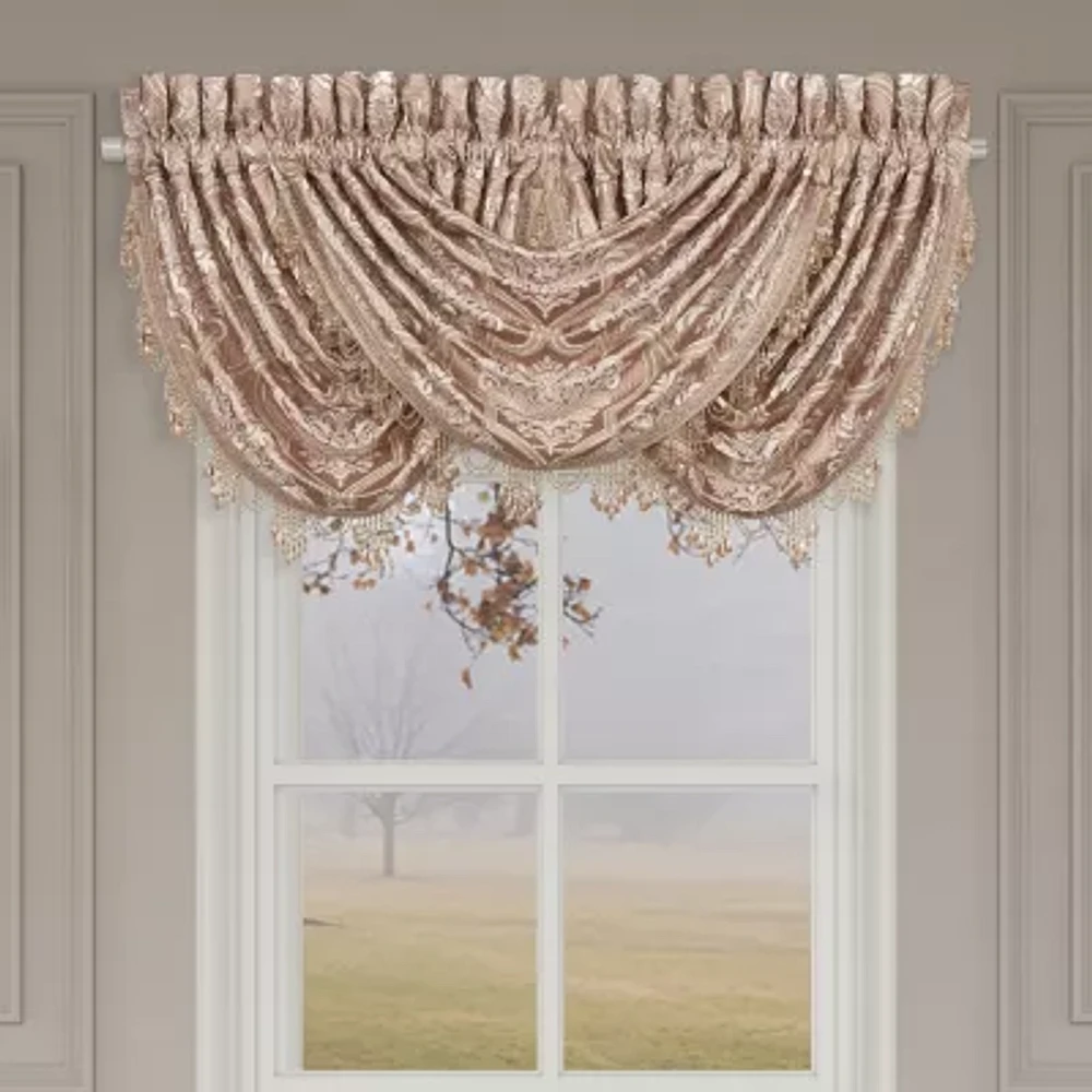 Queen Street Rosalita Rod Pocket Waterfall Valances