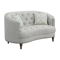 Avonlea Curved Slope-Arm Loveseat