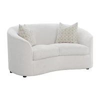 Rainn Pad-Arm Upholstered Loveseat