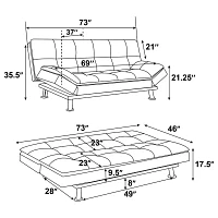 Dilleston Pad-Arm Sleeper Sofa