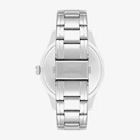Armitron Mens Silver Tone Stainless Steel Bracelet Watch 20-5174lbsv