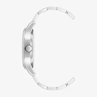 Armitron Mens Silver Tone Stainless Steel Bracelet Watch 20-5174lbsv