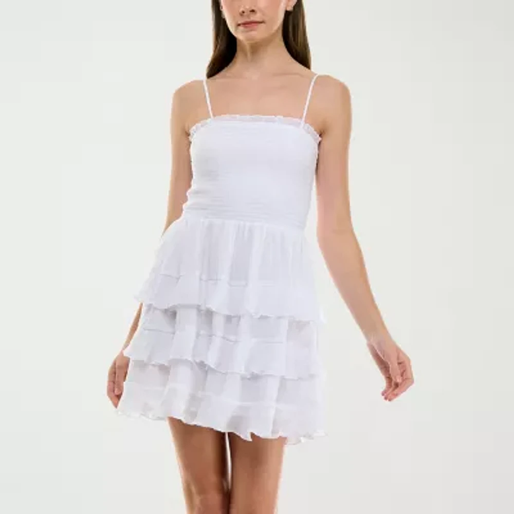 Trixxi Womens Fit + Flare Dress Juniors