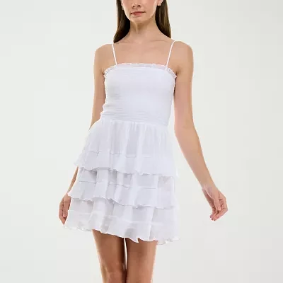 Trixxi Womens Fit + Flare Dress Juniors