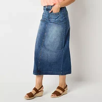 St. John's Bay Womens Tall Mid Rise Maxi Skirt