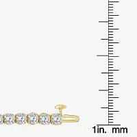 (H,Si2) 10 1/2 Ct. T.W. Lab Grown White Diamond 10K Gold 8 Inch Tennis Bracelet