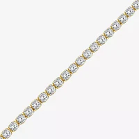 (H,Si2) 10 1/2 Ct. T.W. Lab Grown White Diamond 10K Gold 8 Inch Tennis Bracelet