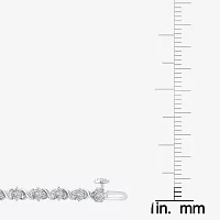 1 CT. T.W. Lab Grown White Diamond 10K White Gold 7.25 Inch Tennis Bracelet