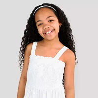 Rare Editions Big Girls Sleeveless Eyelet Maxi Dress