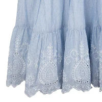 Rare Editions Big Girls Short Sleeve Puffed Babydoll Dress