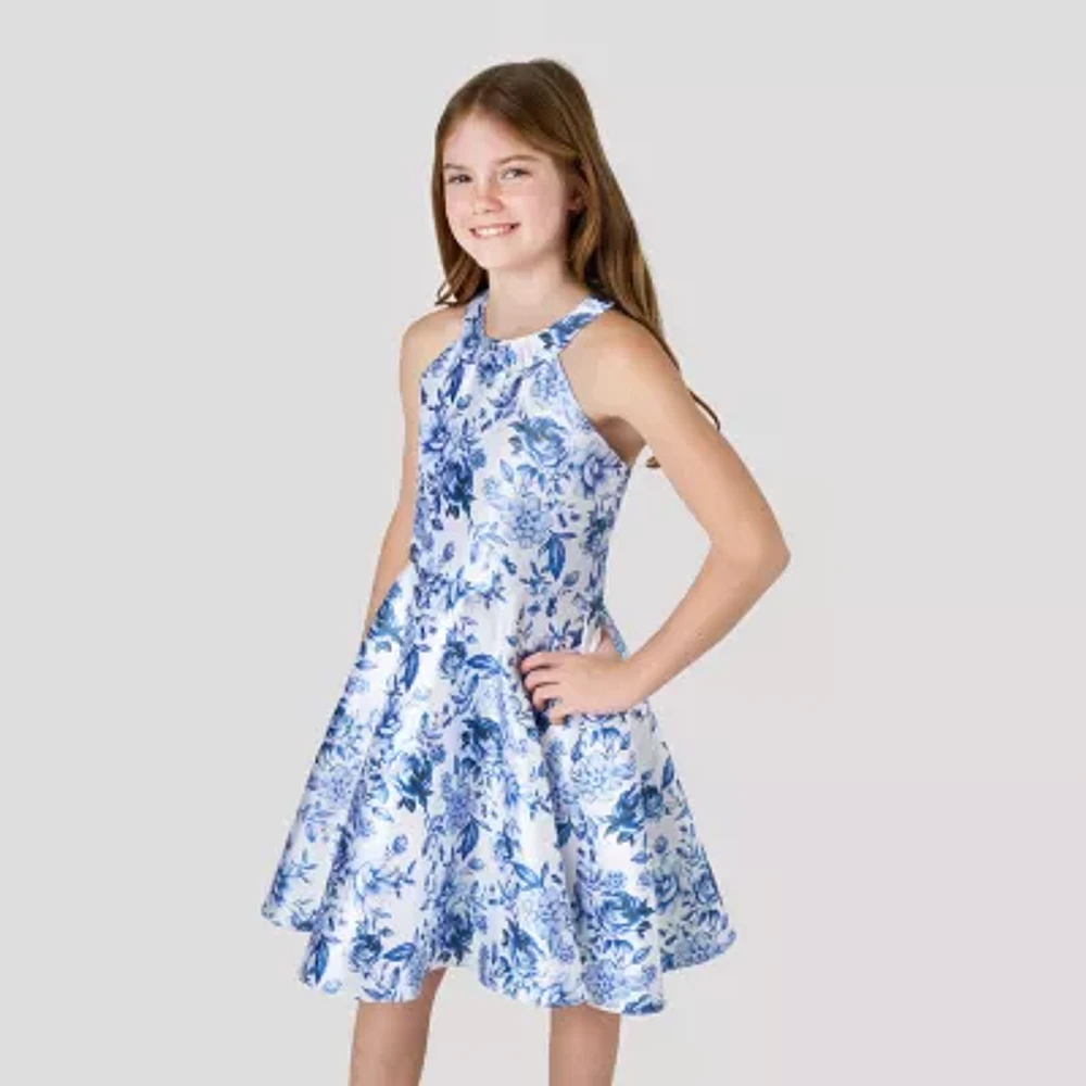 Rare Editions Big Girls Sleeveless A-Line Dress