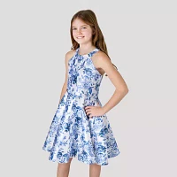 Rare Editions Big Girls Sleeveless A-Line Dress