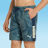 PUMA Mens Drawstring Waist Logo Swim Shorts