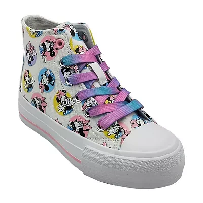 Disney GIrls Minnie Mouse Hightop Sneaker