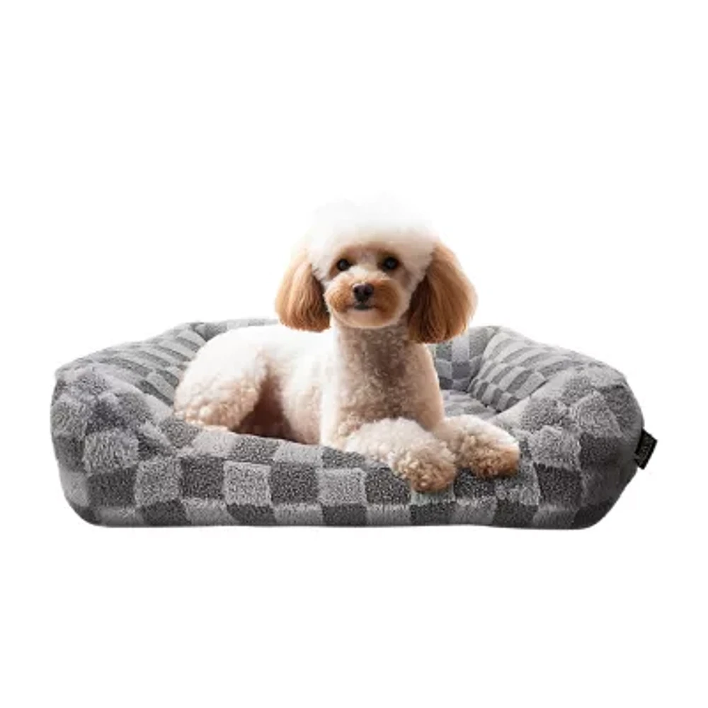 Precious Tails 26" Gray Cuddler Pet Beds