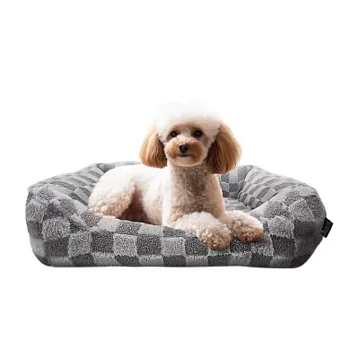 Precious Tails 26" Gray Cuddler Pet Beds