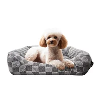 Precious Tails 26" Gray Cuddler Pet Beds