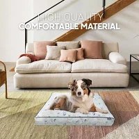 Precious Tails 40in Orthopedic Gray Pet Beds