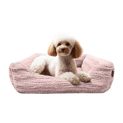 Precious Tails 30" Pink Cuddler Pet Beds