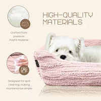 Precious Tails 30" Pink Cuddler Pet Beds