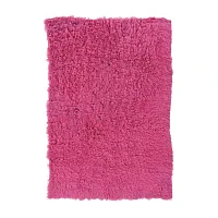 Linon Flokati Solid Woven Rectangular Area Rug