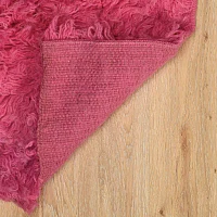 Linon Flokati Solid Woven Rectangular Area Rug