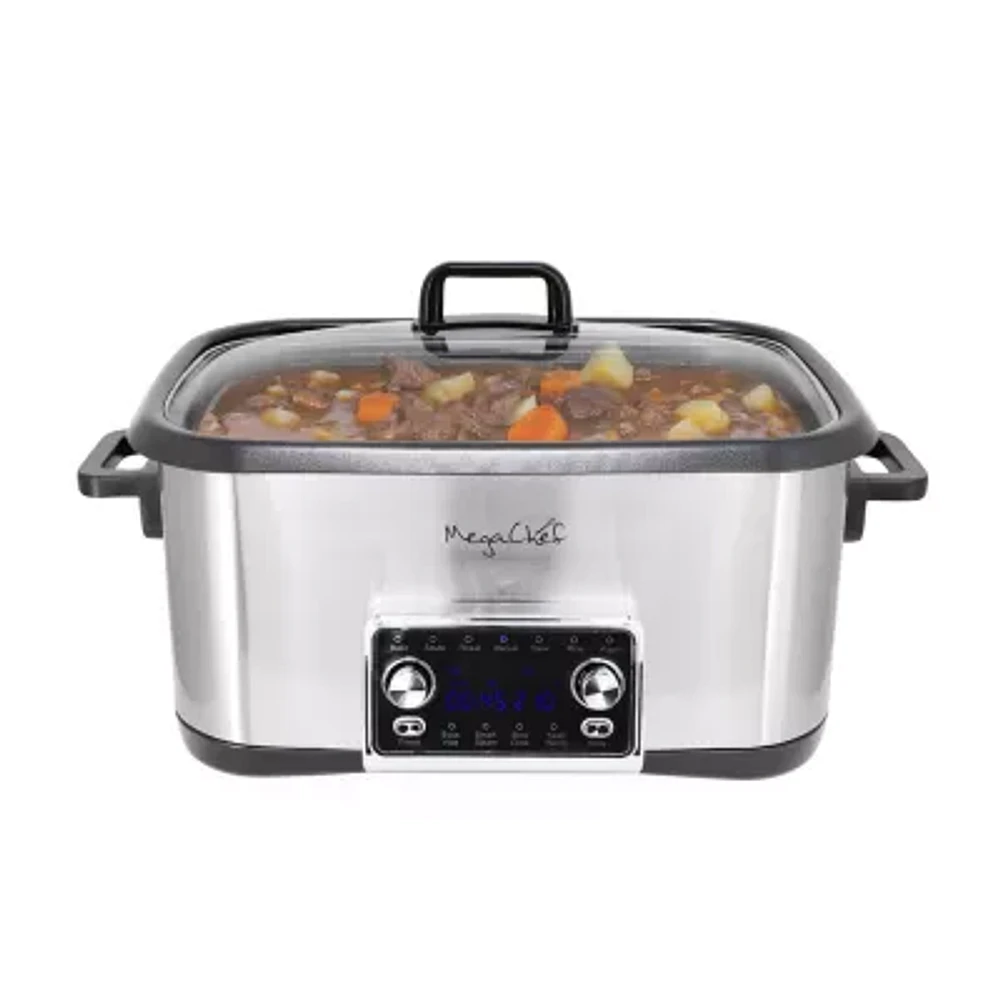 MegaChef. 12-In-1 Deluxe Multi 8 Qt Slow Cooker