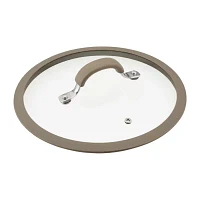 Rachael Ray Cook + Create 10" Silicone-Rimmed Glass Lid