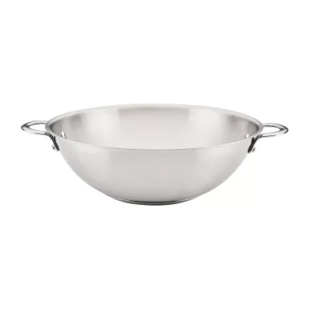 Rachael Ray Professional Stainless Steel 14" Wok