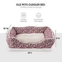 Precious Tails Cuddler Blush Pet Bed