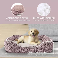 Precious Tails Cuddler Blush Pet Bed