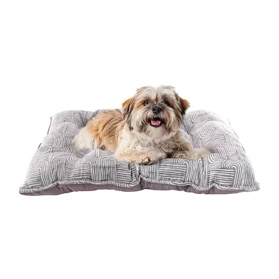Precious Tails 30" Gray Tufted Pet Beds