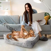 Precious Tails Calming Pink Pet Beds