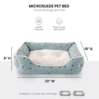 Precious Tails Calming Sage Pet Beds