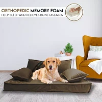 Precious Tails 30" Mocha Orthopedic Pet Beds