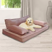 Precious Tails 30" Pink Orthopedic Pet Beds