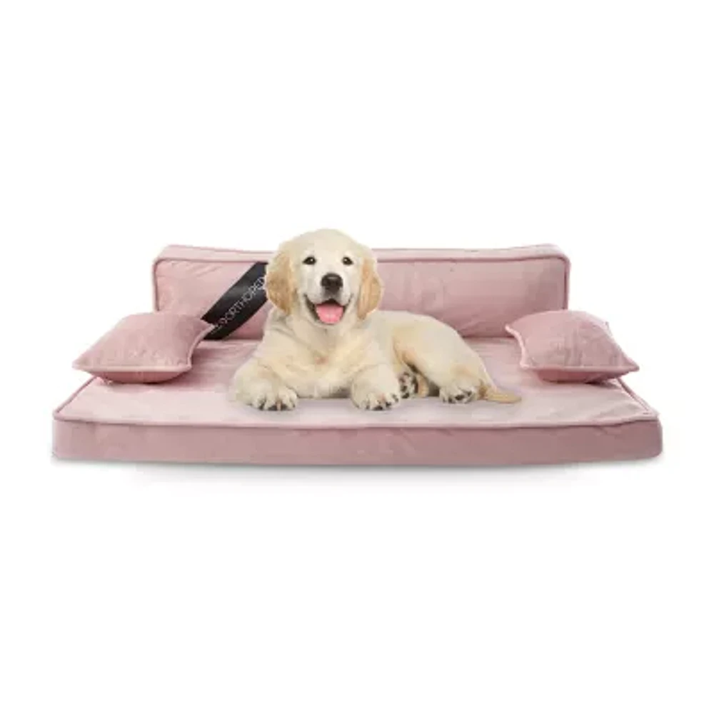 Precious Tails 35" Pink Orthopedic Pet Beds