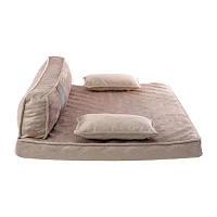 Precious Tails 35" Taupe Orthopedic Pet Beds