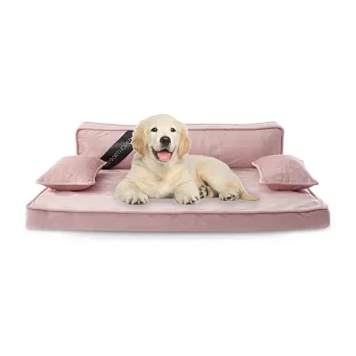 Precious Tails 38" Pink Orthopedic Pet Beds